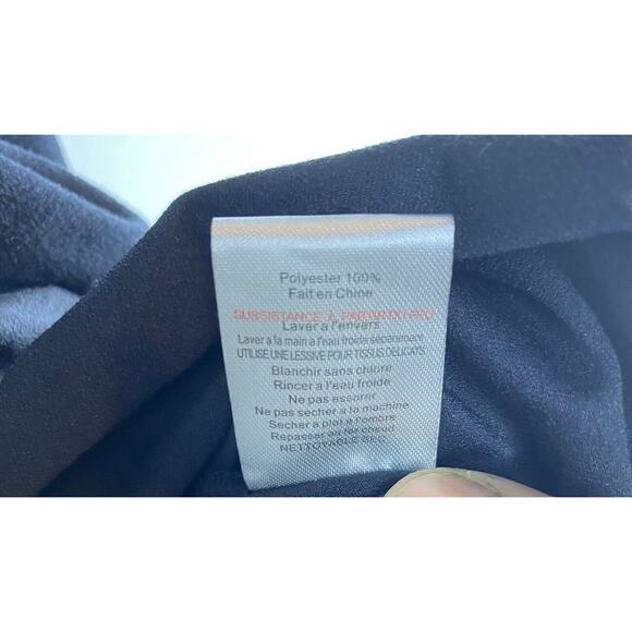 MINKPINK Sz M Black Empire Waist Laser Cut Sleeveless Racerback Dress - Picture 10 of 10